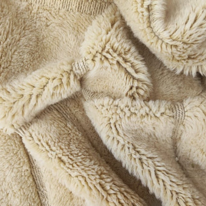 Tapis Berbere Beni Ouarain Crème en Laine avec Motifs Carrés