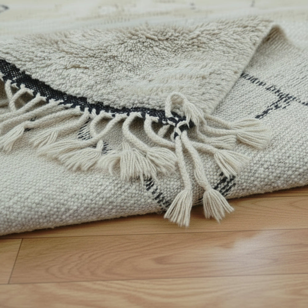 Tapis Berbere Beni Ouarain Motifs Géométriques