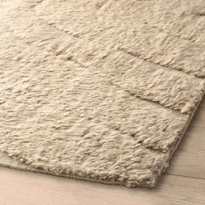 Tapis Berbere Beni Ouarain à Motifs Organiques en Relief