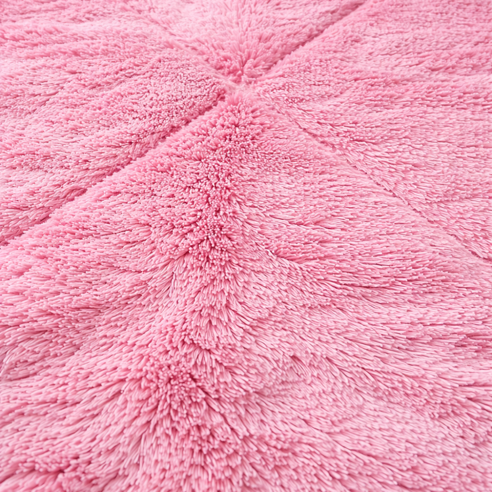 Tapis Berbere Boujad Rose à Motifs Géométriques