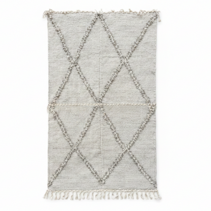 Tapis Berbere Zanafi à Motifs Géométriques