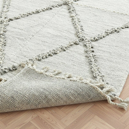 Tapis Berbere Zanafi à Motifs Géométriques
