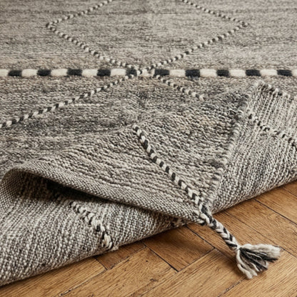 Tapis Berbere Zanafi à Motifs Géométriques