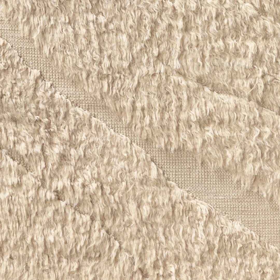 Tapis Berbere Beni Ouarain à Motifs Organiques en Relief